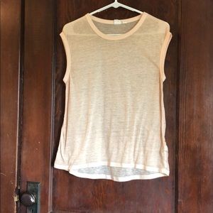 Yellow tank top size XS